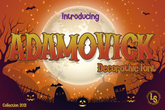 Adamovick: A Bold Display Font for Impactful Digital Marketing