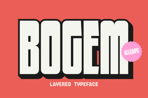 Bogem: A Bold Display Font for Scroll-Stopping Marketing Visuals