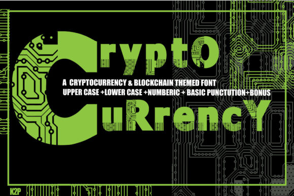 Cryptocurrency: A Bold Display Font for Creative Branding Projects