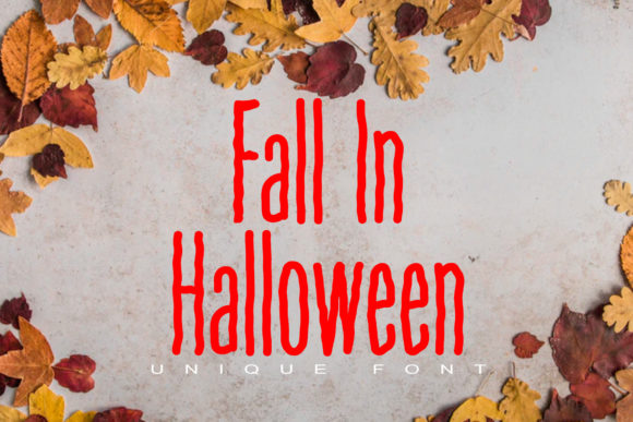 Fall in Halloween: A Display Font for Seasonal Editorial Charm