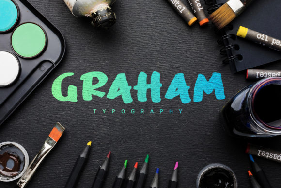 Graham Typography: A Cheerful Display Font for Digital Design