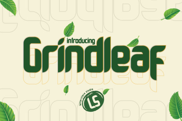 Grindleaf: The Vintage Display Font That Elevates Craft and Product Design