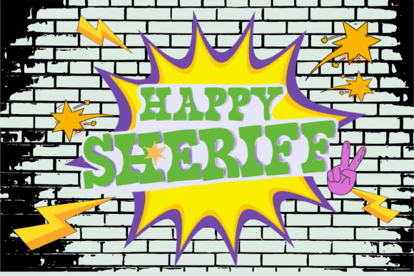 Happy Sheriff: A Bold Display Font That Elevates Campaign Visuals