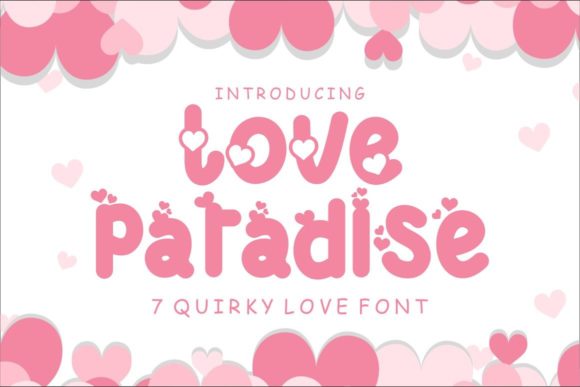 Love Paradise: A Romantic Display Font That Elevates Small Business Branding