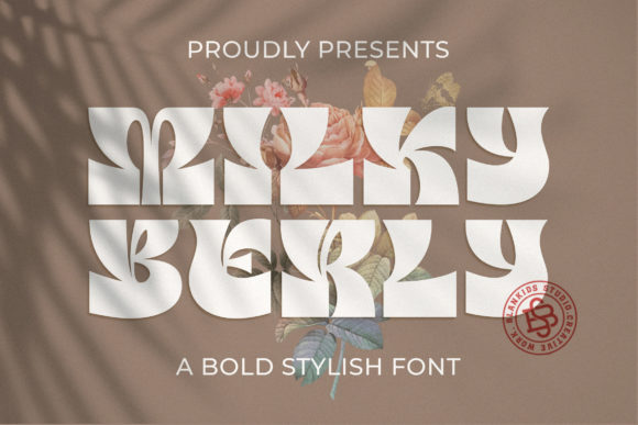 Milky Berly: A Playful Display Font for Web Designers and Digital Makers