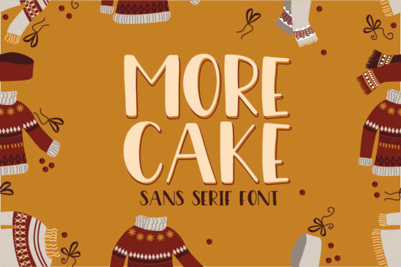 More Cake: A Joyful Display Font for Handmade Labels, Invitations, and Creative Packaging
