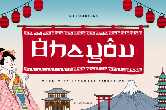 Ohayôu: A Japanese-Style Display Font for Crafters and Product Designers