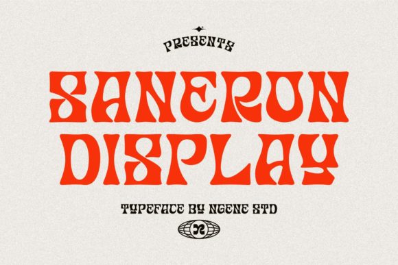 Saneron: A Modern Display Font for Crafters and Product Designers