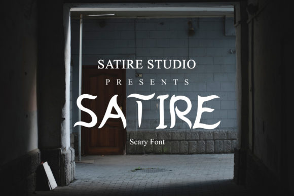 Satire: A Stylish Display Font for Campaign-Ready Visuals