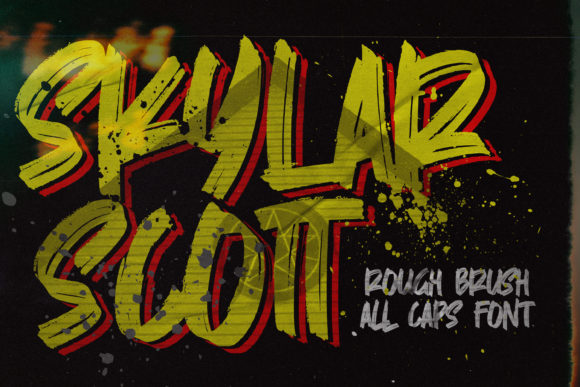Skylarr Scott: A Bold Display Font with Street Art Flair