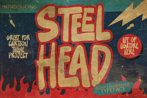 Steel Head Font Review: A Bold Display Typeface for Web Designers