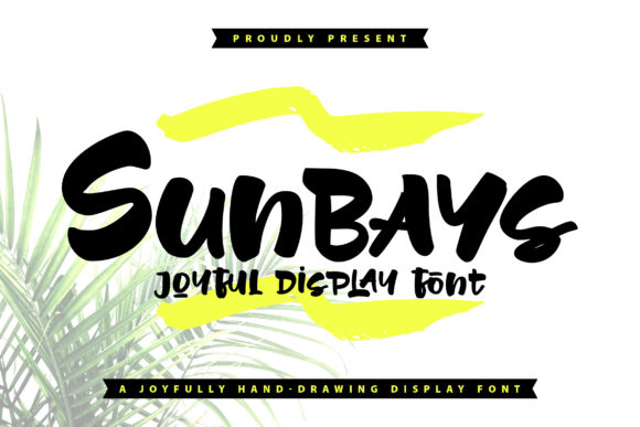 Sunbays: A Chic Display Font for Modern Branding Projects