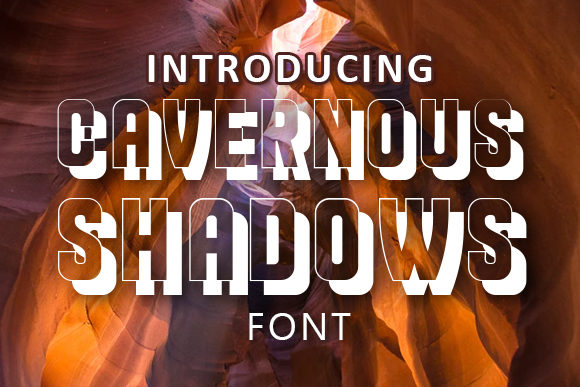 Transform Your Craft with Cavernous Shadows: A Maker’s Bold Font Choice