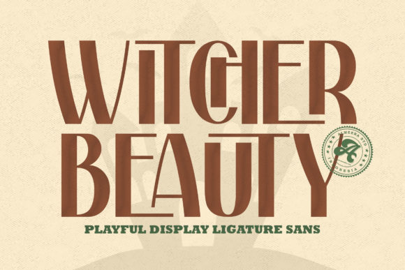 Witcher Beauty: A Bold Display Font for Impactful Marketing Design